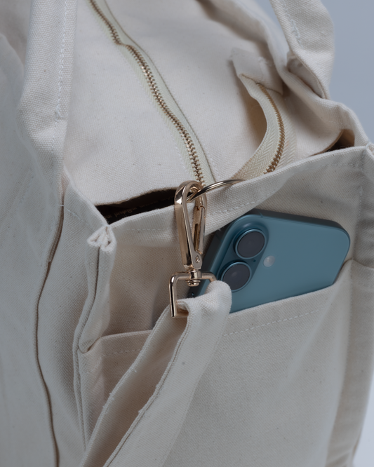 The Aubrey On-the-Go Bag - Latte Light