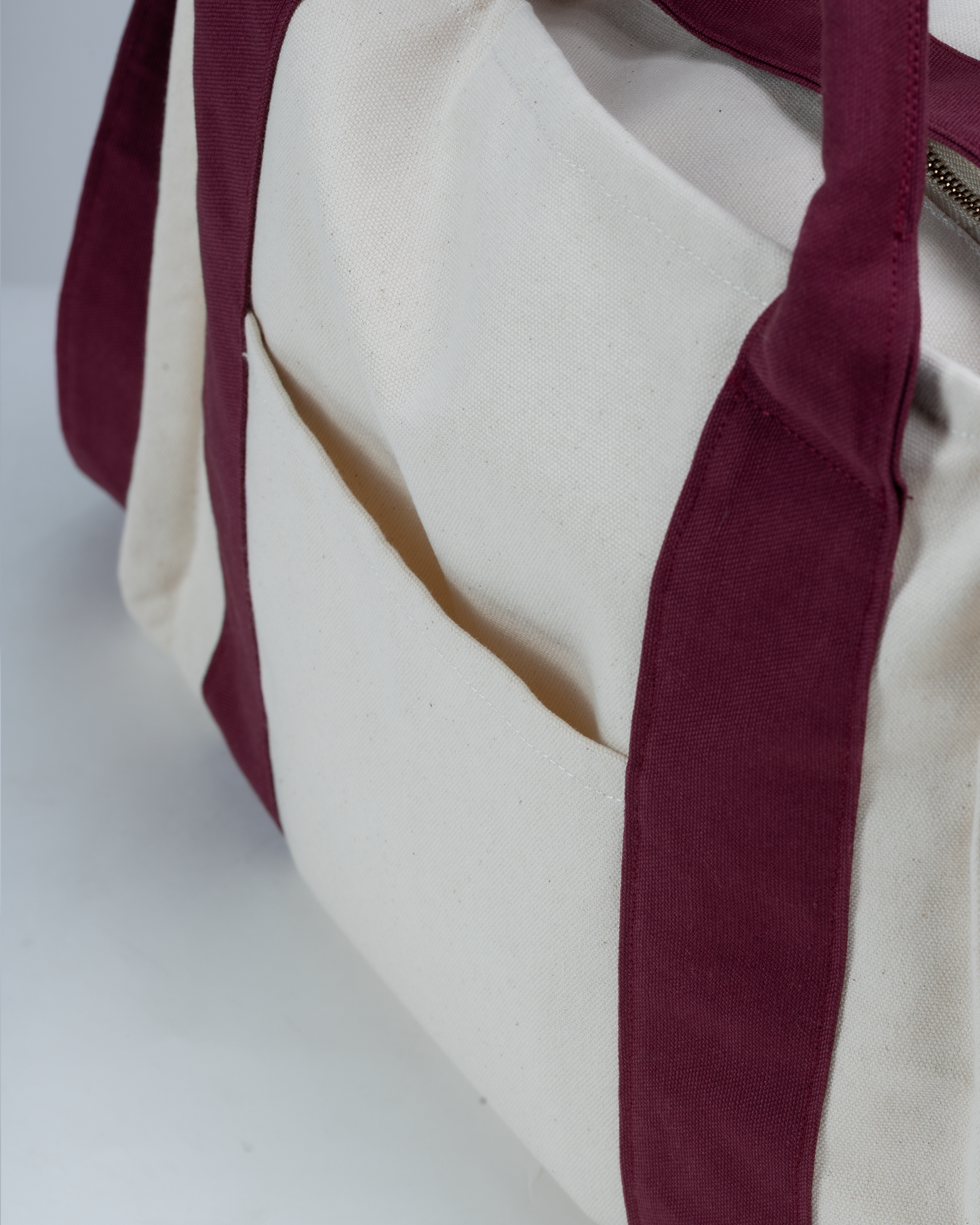 The Aubrey On-the-Go Bag - Crimson Cream