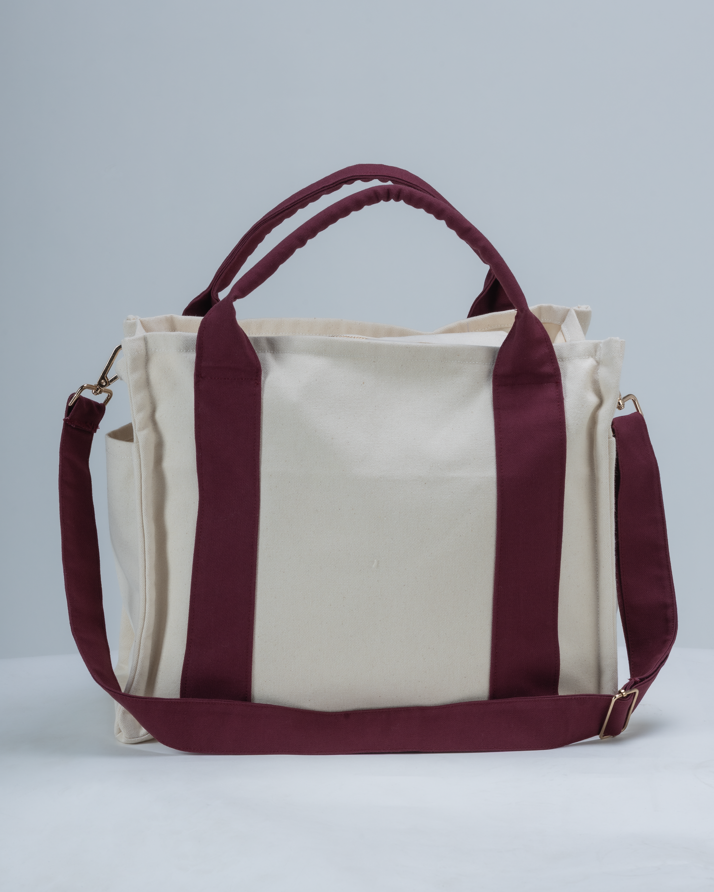 The Aubrey On-the-Go Bag - Crimson Cream